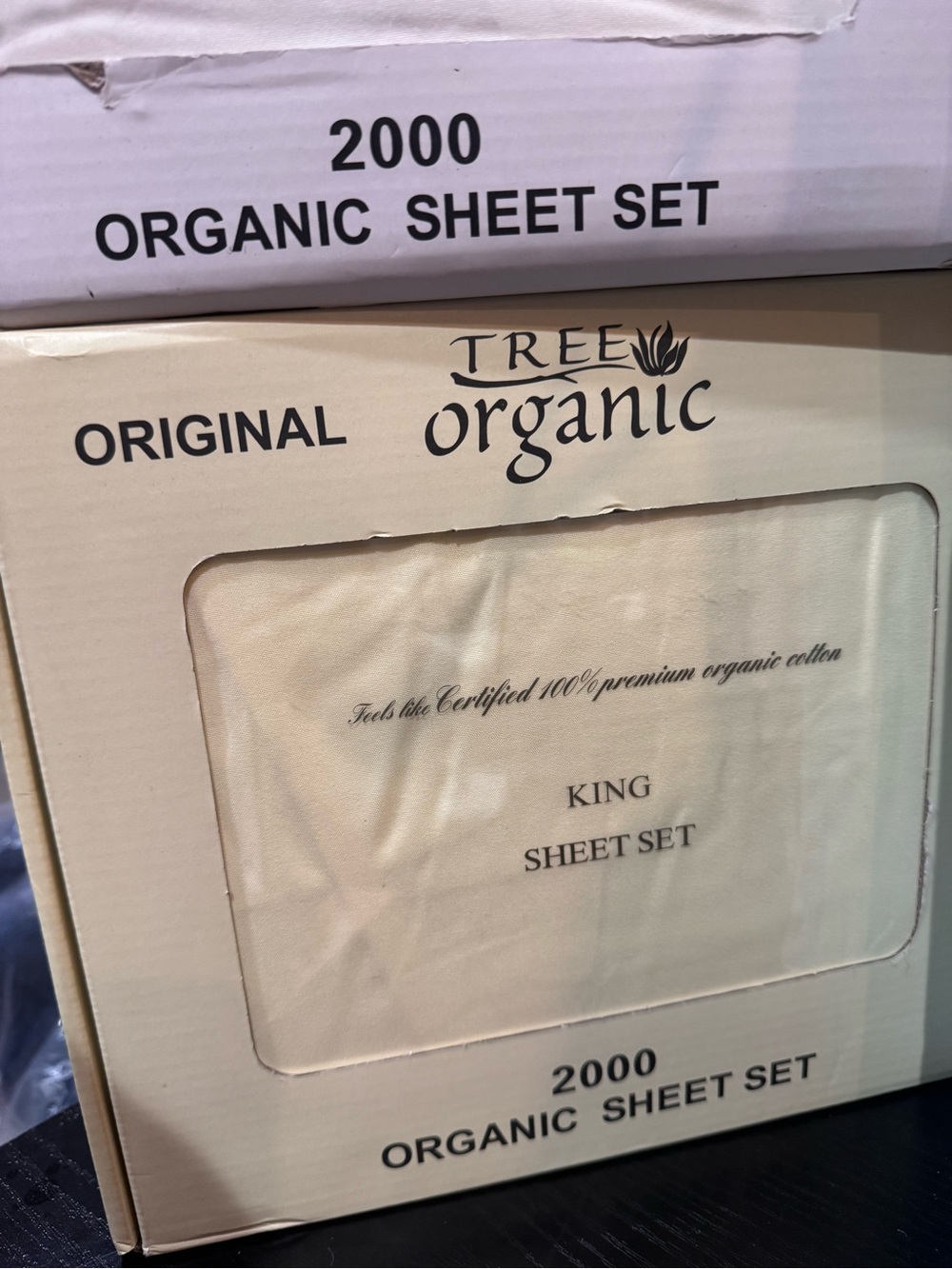 Tree Organic King Sheet Sets - 4 piece set - Picture 3 of 10